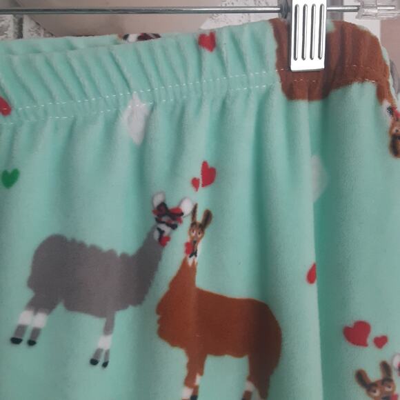 Mentally Exhausted Soft & Cozy Llama PJ Set 2X - Picture 4 of 7